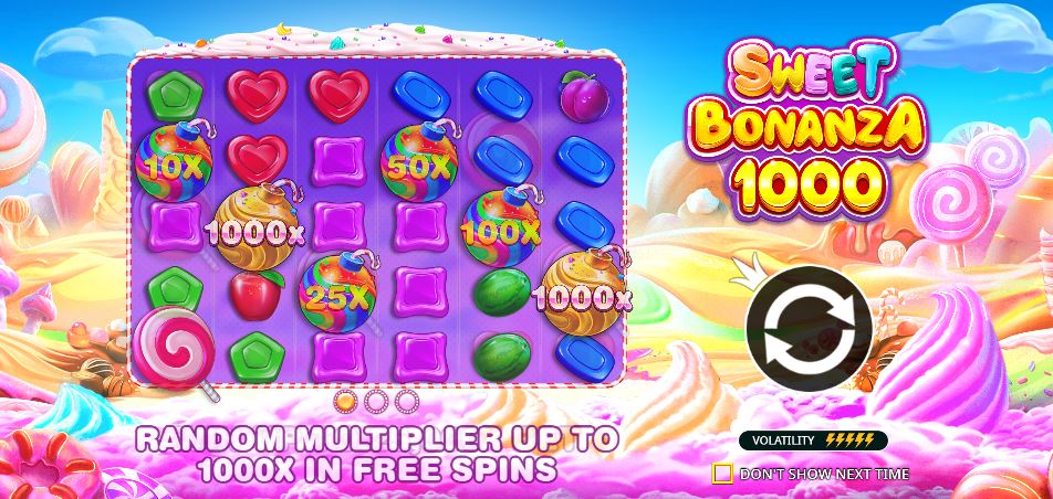 Win big multipliers in Sweet Bonanza free spins feature 